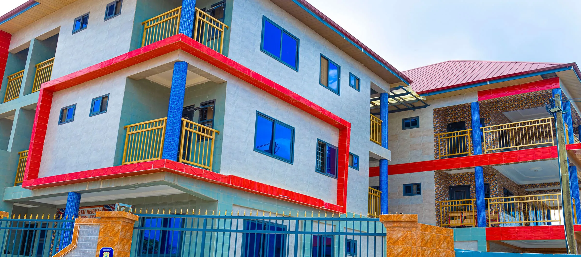 The Crystal Heights boarding house on campus